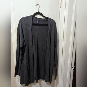 Gap XXL Gray Open Front Cardigan